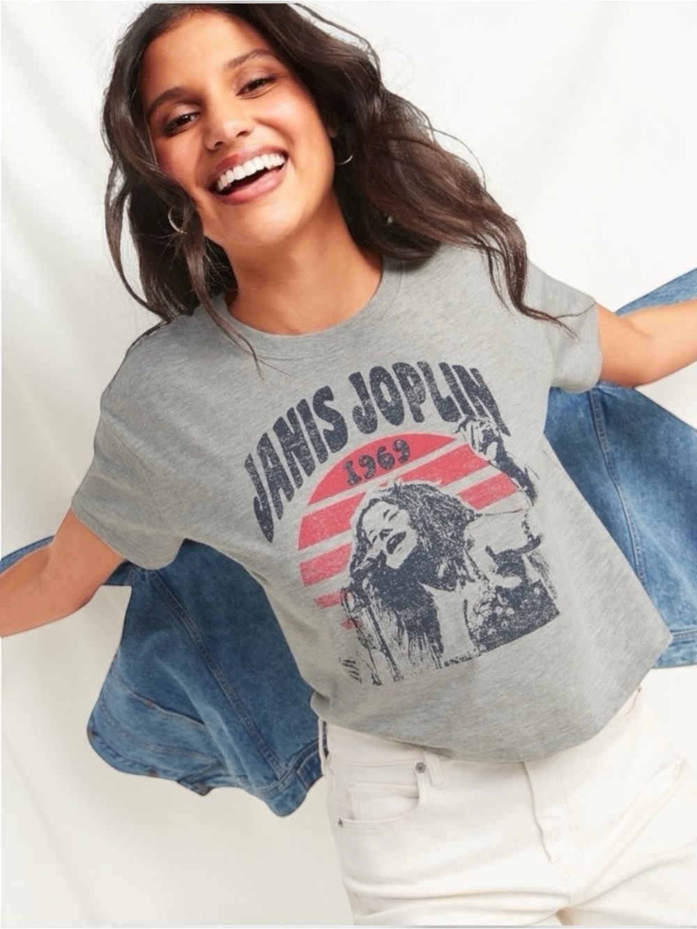 🆕JANIS JAPLIN CROP TOP! NEW W/TAGS! SIZE=MEDIUM